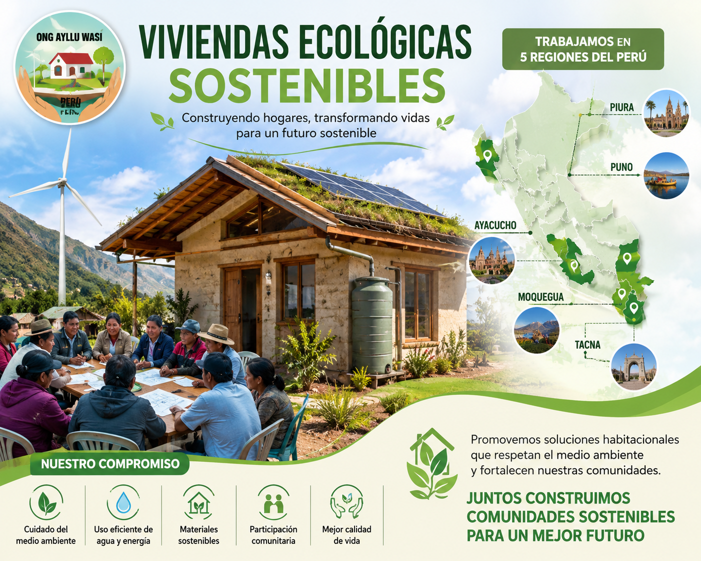 proyecto vivienda ecologica ayllu wasi md